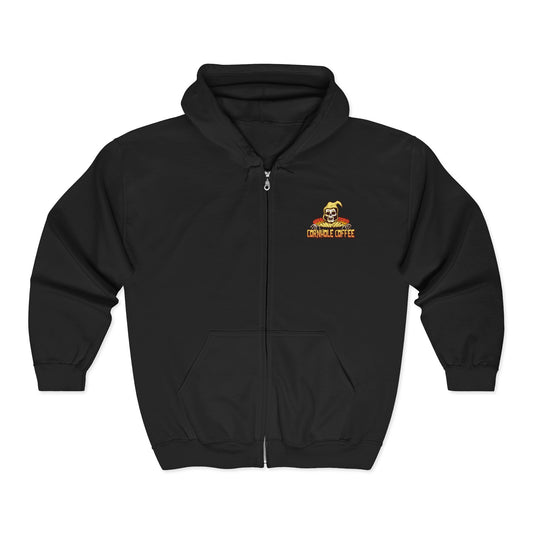 Cornhole coffee Zip Hoodie