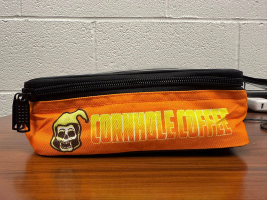 CORNHOLE COFFEE CARRYING CASE WITH PATCH!!