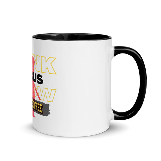Drink, Focus, & Throw Coffee Mug