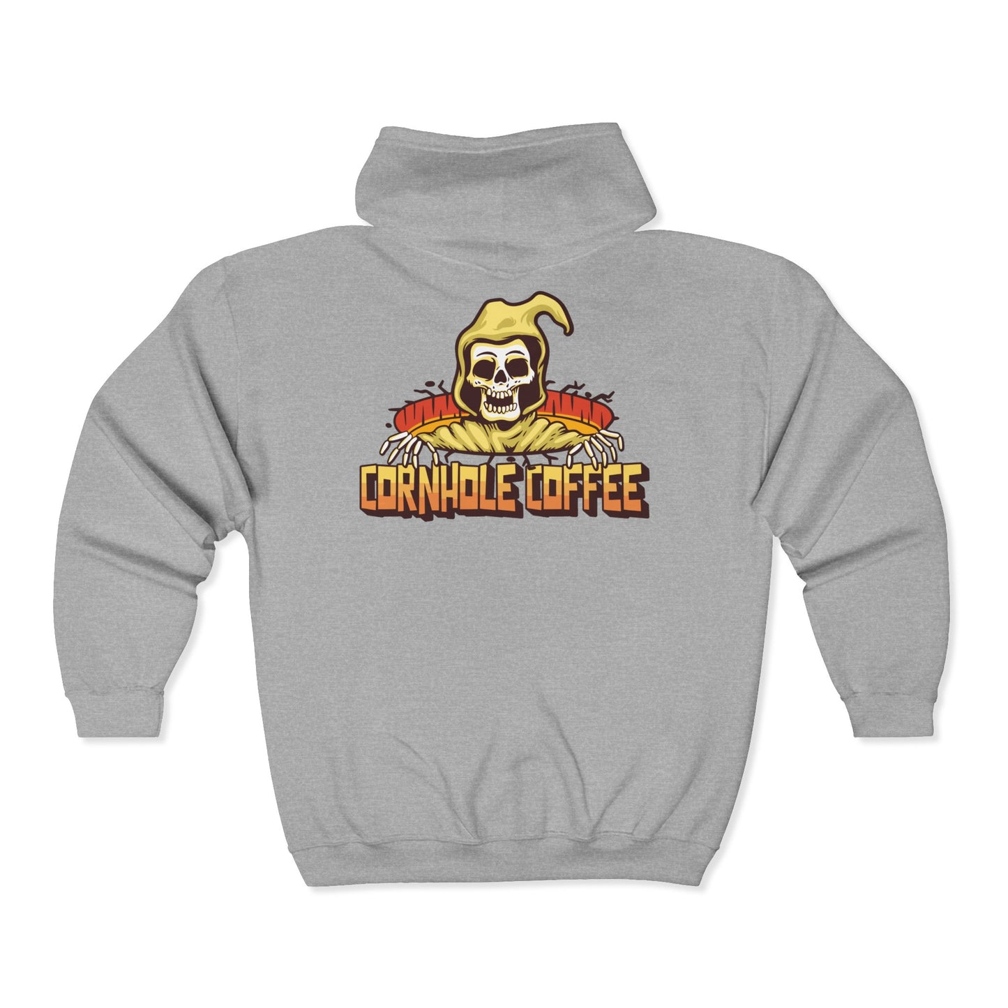 Cornhole coffee Zip Hoodie