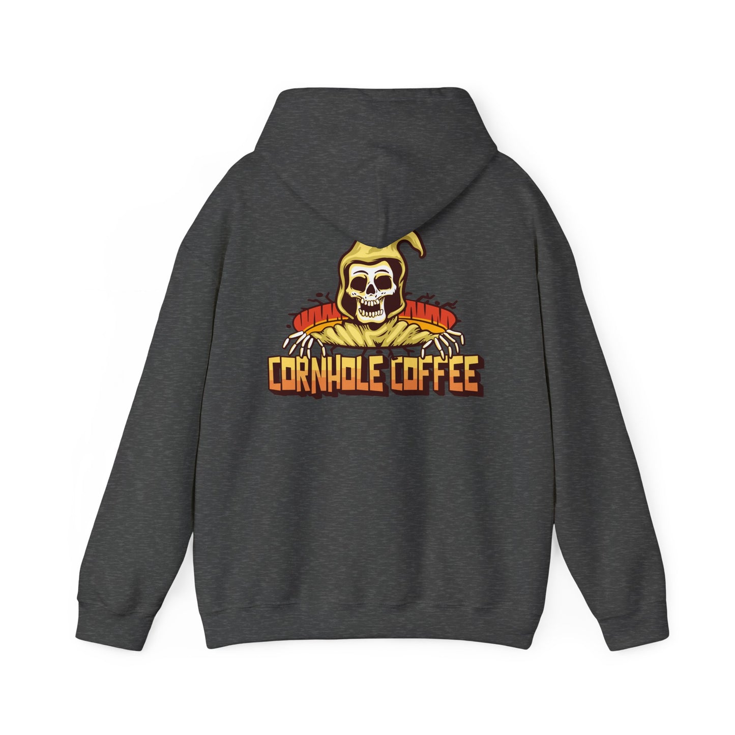 Cornhole Coffee Unisex Heavy Blend Hoodie