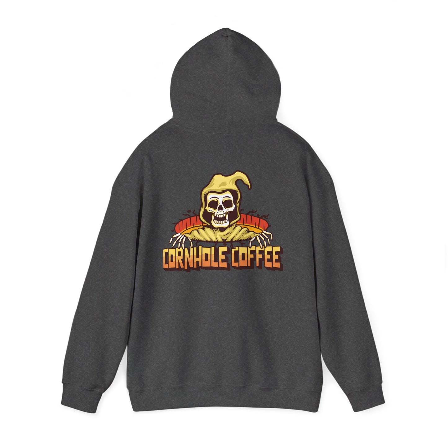 Cornhole Coffee Unisex Heavy Blend Hoodie