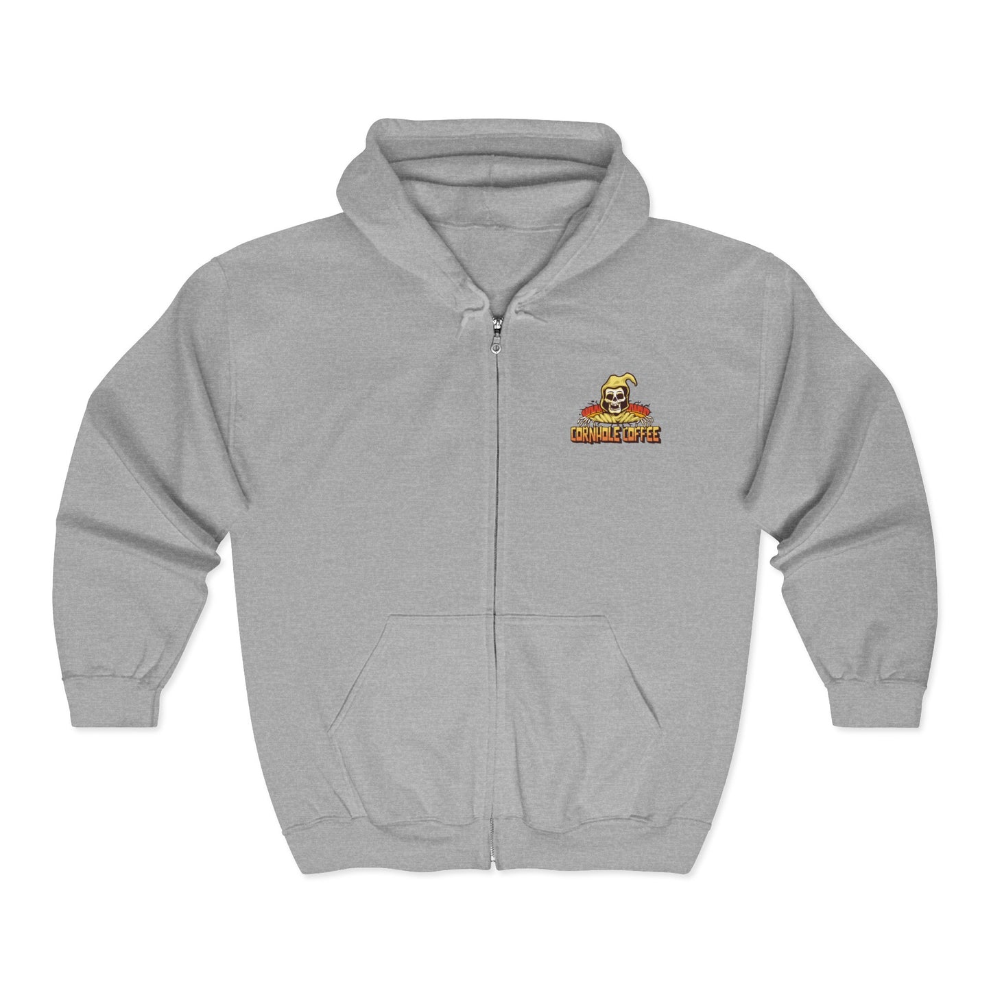 Cornhole coffee Zip Hoodie
