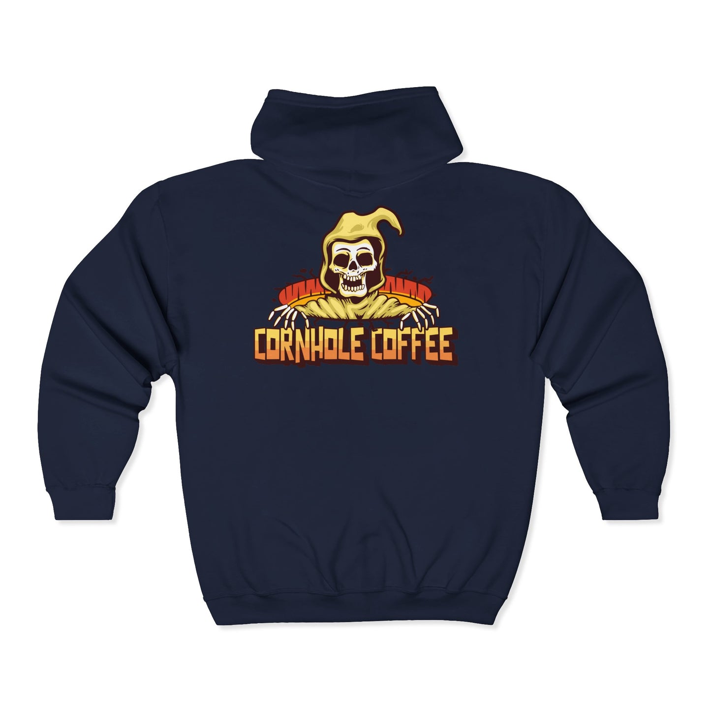 Cornhole coffee Zip Hoodie