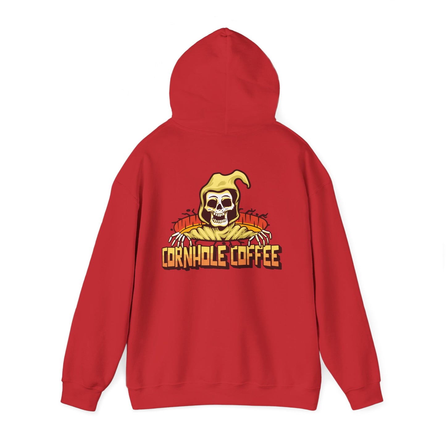 Cornhole Coffee Unisex Heavy Blend Hoodie