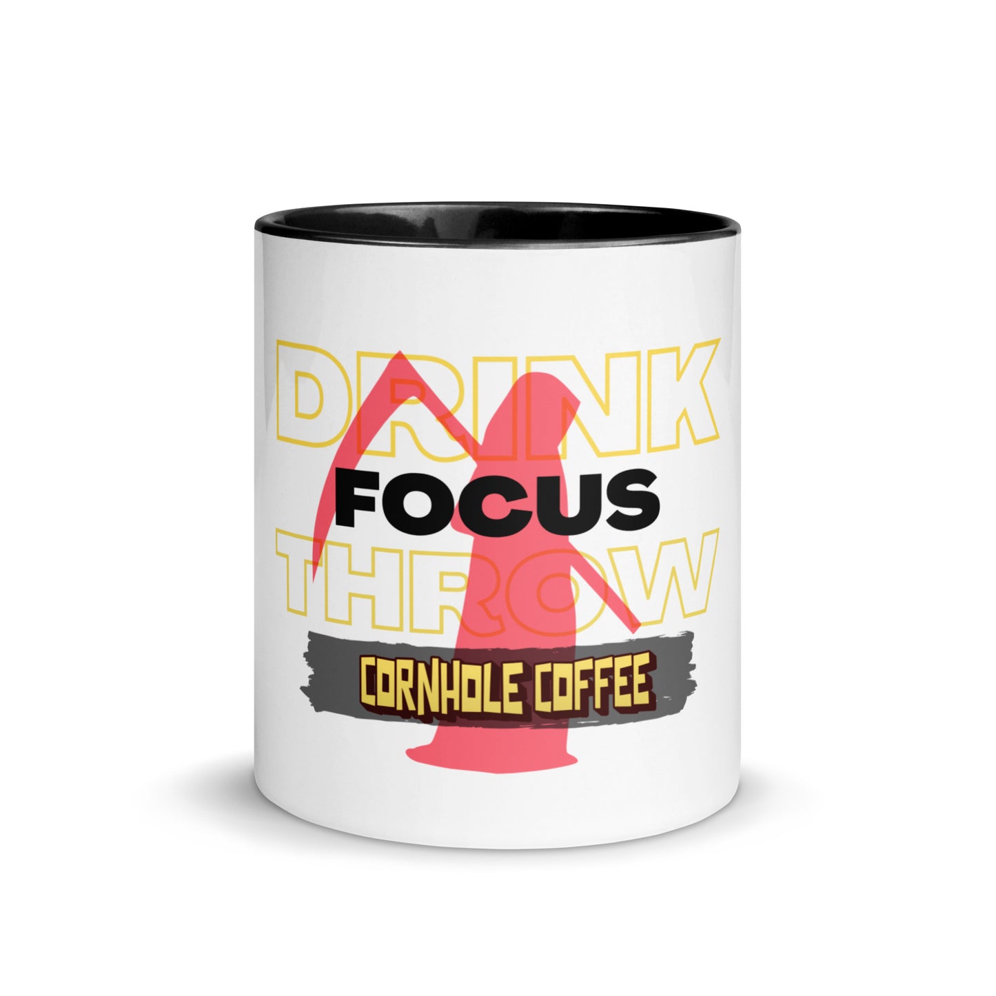 Drink, Focus, & Throw Coffee Mug